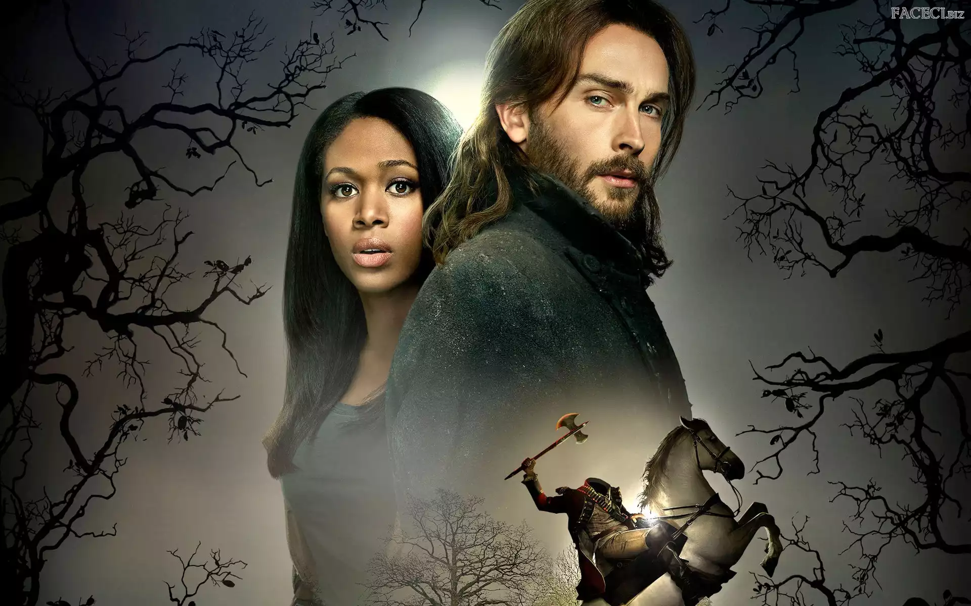 Sleepy Hollow, Tom Mison, Jeździec bez głowy, Nicole Beharie
